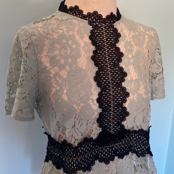 Zara lace peplum style top - Picture 3 of 7